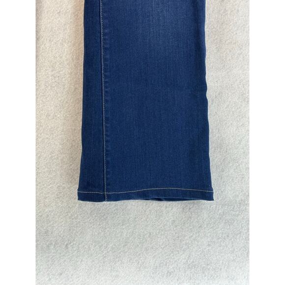 PAIGE Size 27 Jeans Skyline Boot Stretch Mid Rise Dark Wash Blue - Picture 7 of 8